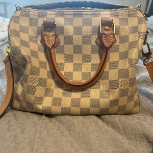 Louis Vuitton Speedy Bandoulière 25 Damier Azur